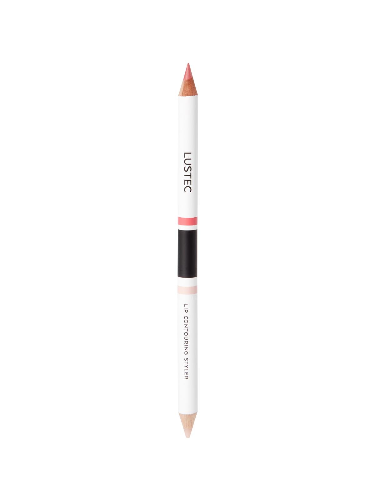 Zweiseitiger Lippenkonturenstift von Lustec, eine Seite rot, die andere Seite transparent.