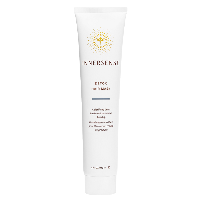 INNERSENSE Detox Hair Mask, 118 ml Tube, klärende Detox-Behandlung zur Entfernung von Produktablagerungen.