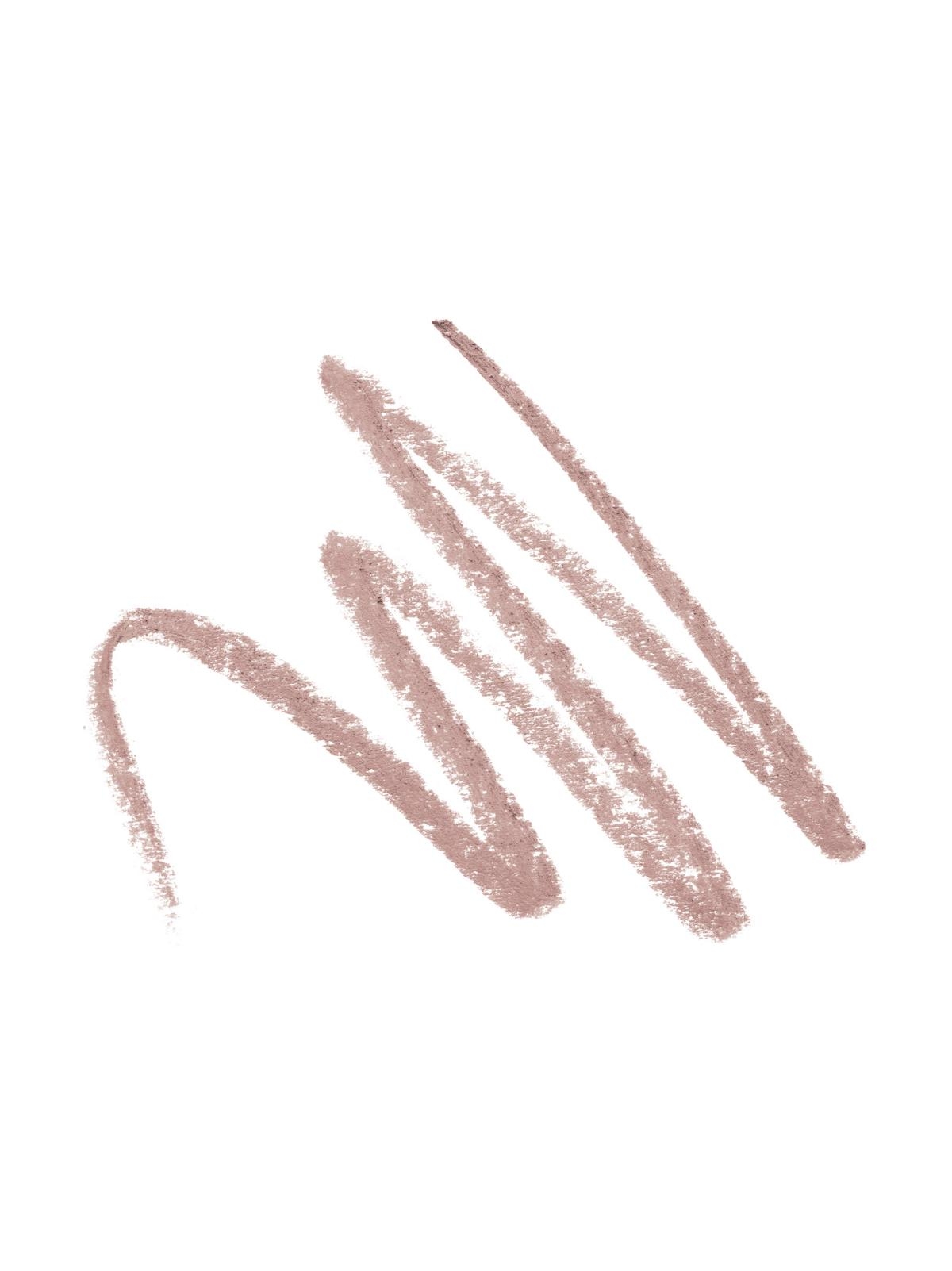 Brauner Lippenkonturenstift auf weißem Hintergrund.
