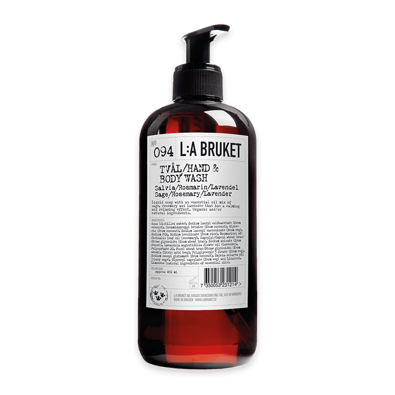 No. 094 Hand & Body Wash Sage/Rosemary/Lavender 450ml