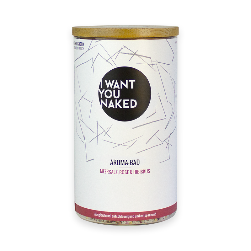 RELAX BABY Aroma Bath with sea salt, rose & hibiscus