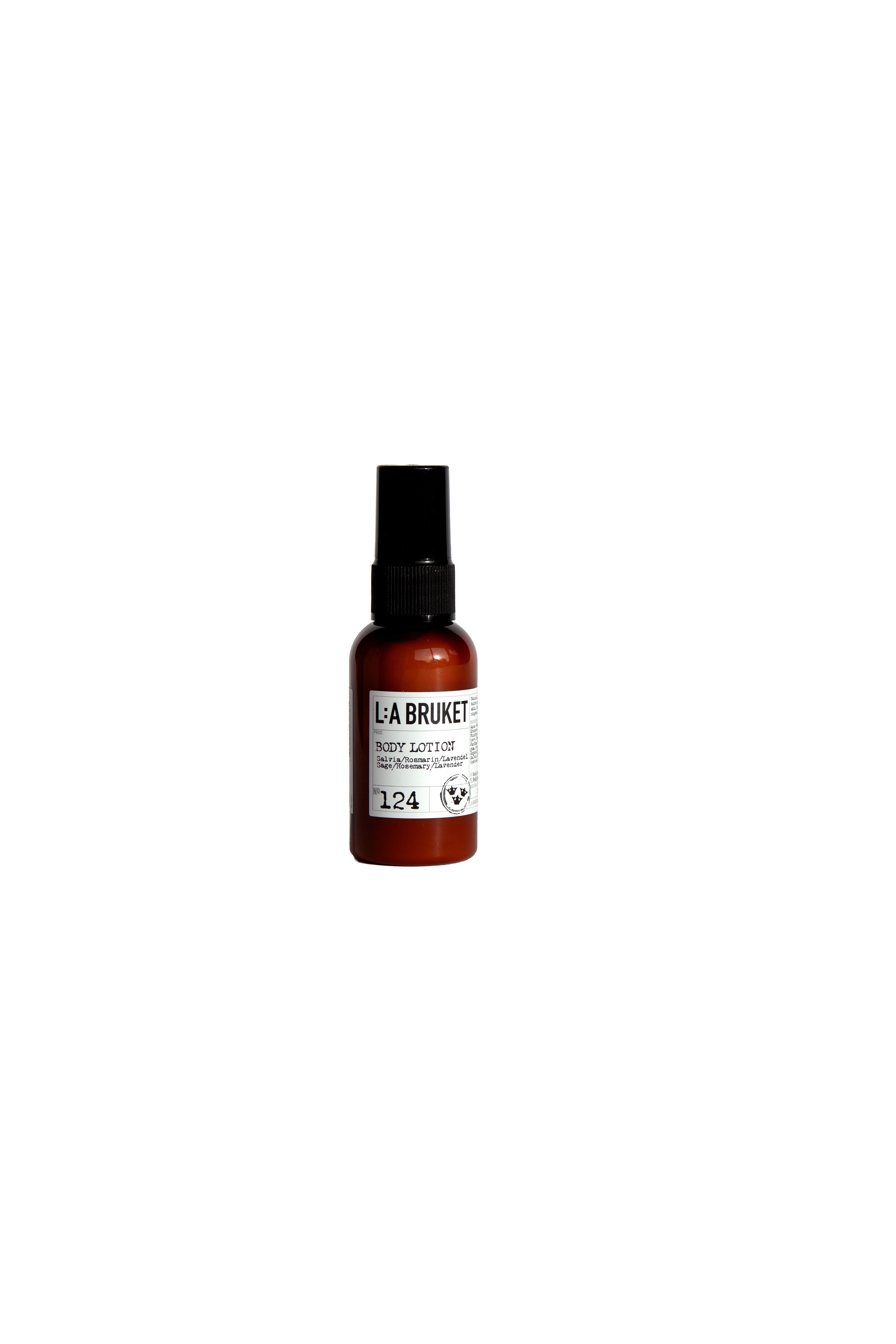 L:A BRUKET No. 124 Body Lotion Sage/Rosemary/Lavender Reisegröße